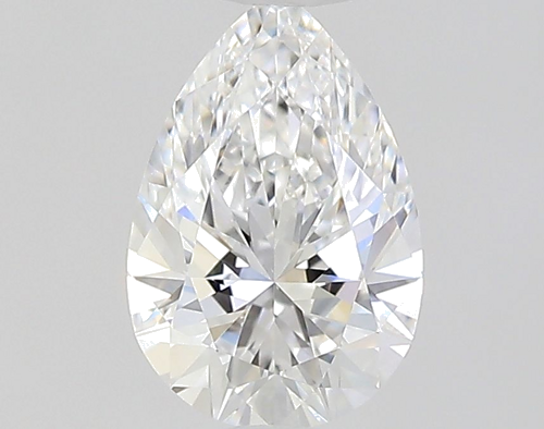 0.55 carat D-VS1 Natūralus Pear Deimantas (1)