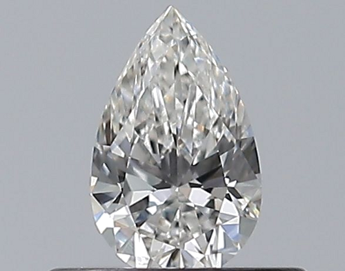 0.3 carat F-VS2 Natūralus Pear Deimantas (1)