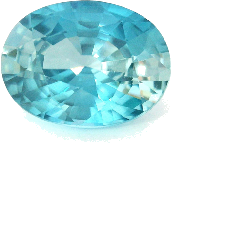6.33 carat BLUE Oval Zircon (1)