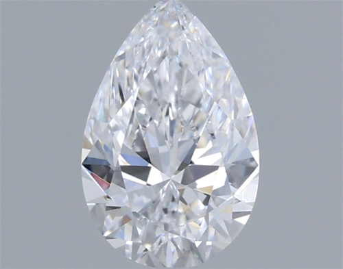 0.5 carat D-VVS2 Natūralus Pear Deimantas (1)