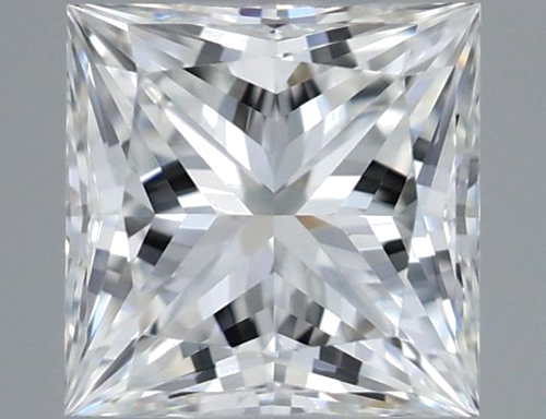 0.53 carat G-VS1 Natūralus Princess Deimantas (1)