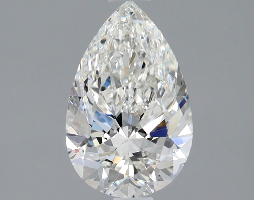 1.25 carat G-VVS2 Natūralus Pear Deimantas (1)