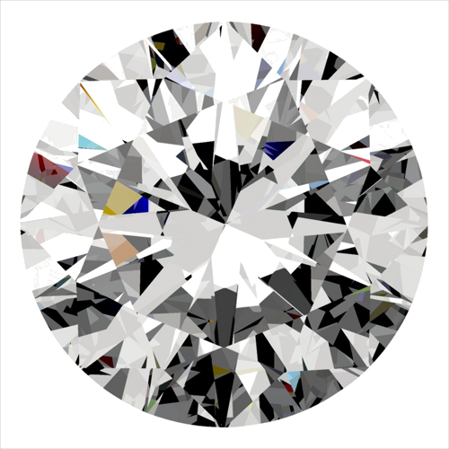 0.3 carat D-VVS1 Excellent cut Natūralus Round Deimantas (1)
