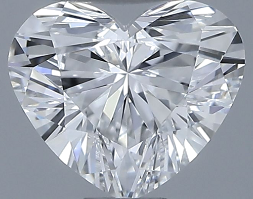 0.6 carat E-VVS2 Natūralus Heart Deimantas (1)