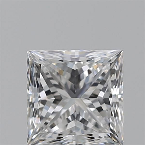 1.01 carat D-VVS2 Natūralus Princess Deimantas (1)