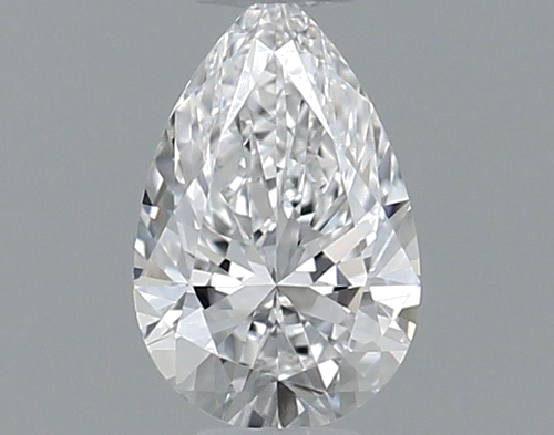 0.33 carat D-VVS1 Natūralus Pear Deimantas (1)