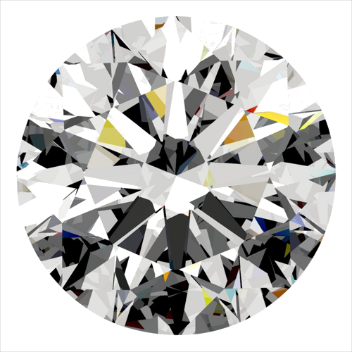 0.42 carat G-VVS1 Excellent cut Natūralus Round Deimantas (1)