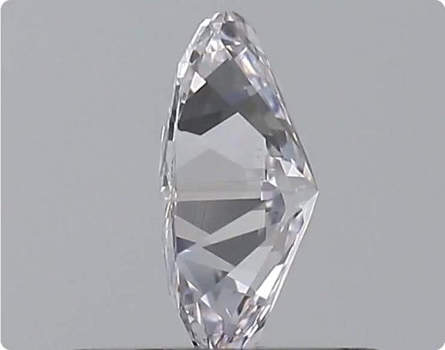 0.41 carat E-SI1 Natūralus Oval Deimantas (1)
