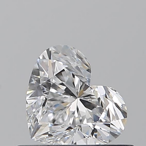 0.52 carat D-VVS1 Natūralus Heart Deimantas (1)