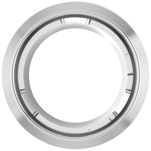 Pakabukas „Round Bezel-Set Slide“ 925 Sidabro Round 5.8mm (1)