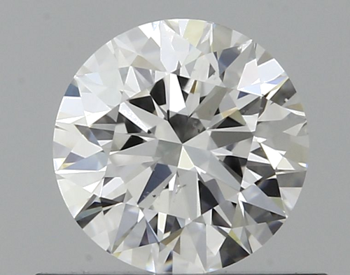 0.5 carat F-SI1 Very Good cut Natūralus Round Deimantas (1)
