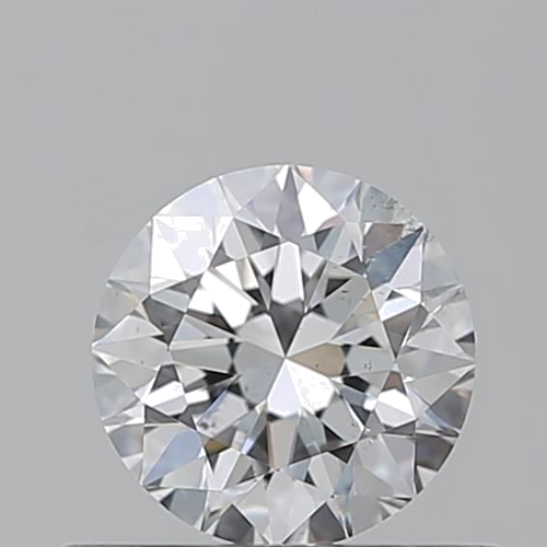 0.51 carat E-SI1 Excellent cut Natūralus Round Deimantas (1)