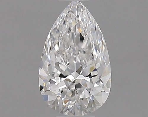 0.4 carat D-VS2 Natūralus Pear Deimantas (1)