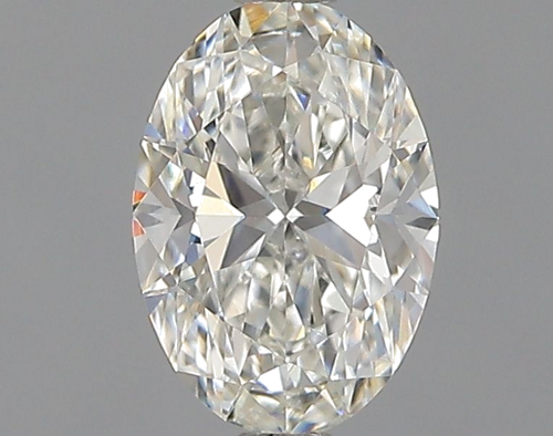0.51 carat I-VVS2 Natūralus Oval Deimantas (1)