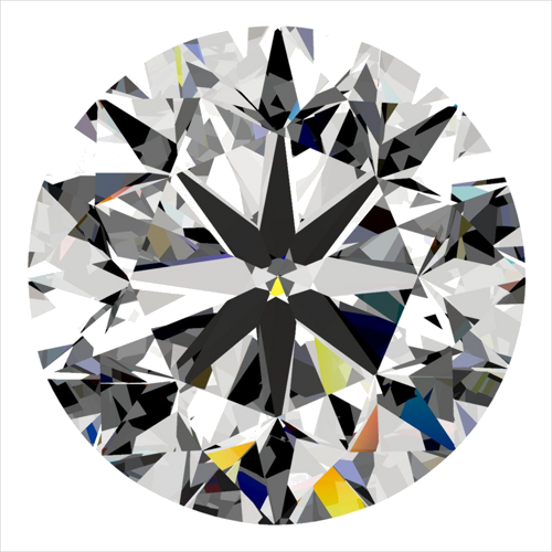 0.3 carat H-SI1 Very Good cut Natūralus Round Deimantas (1)