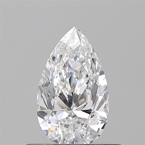 0.5 carat D-VS1 Natūralus Pear Deimantas (1)