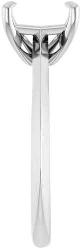 Sužadėtuvių Žiedas „Claw-Prong Solitaire“ 950 Platinos Square 6.5mm (4)