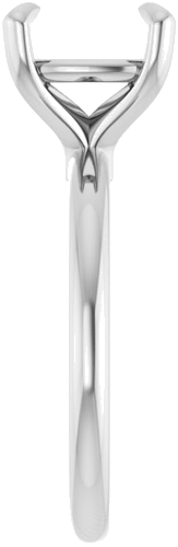 Sužadėtuvių Žiedas 585 Baltojo Aukso Cushion 9mm (4)