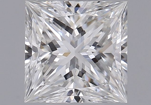 0.28 carat F-VVS1 Natūralus Princess Deimantas (1)