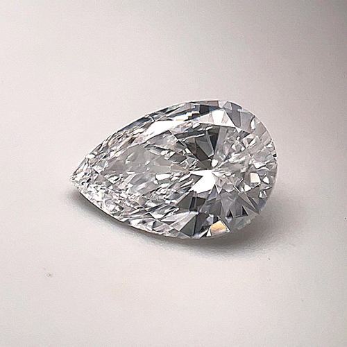 1.5 carat D-VS1 Natūralus Pear Deimantas (1)