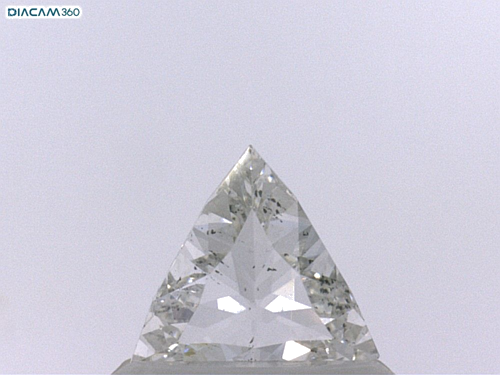 0.55 carat J-SI2 Natūralus Triangular Deimantas (1)