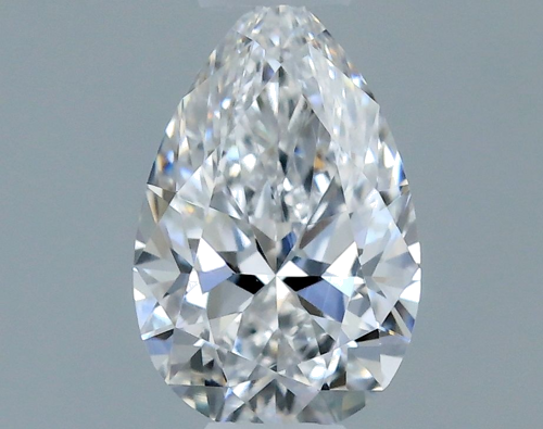 0.3 carat D-VVS2 Natūralus Pear Deimantas (1)