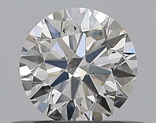 0.4 carat F-SI2 Excellent cut Natūralus Round Deimantas (1)