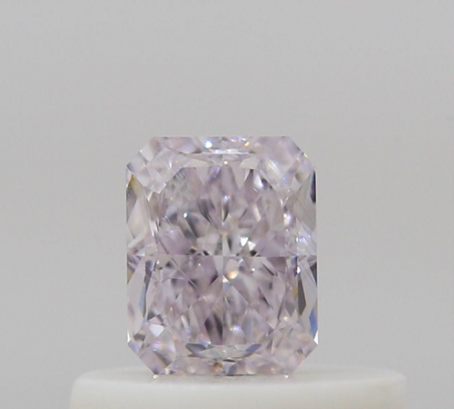 0.33 carat Fancy Light Purplish Pink-VS2 Natūralus Radiant Deimantas (1)