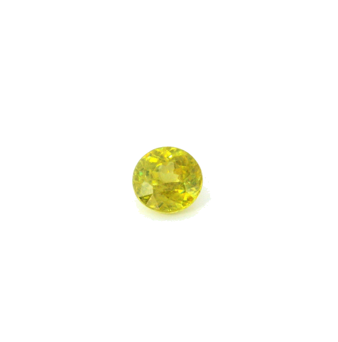 0.57 carat YELLOW Round Sphene (1)