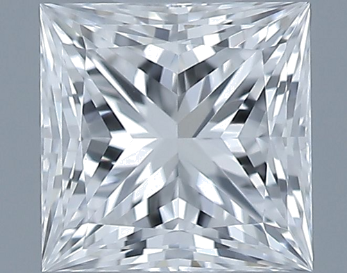 0.33 carat D-VVS2 Natūralus Princess Deimantas (1)