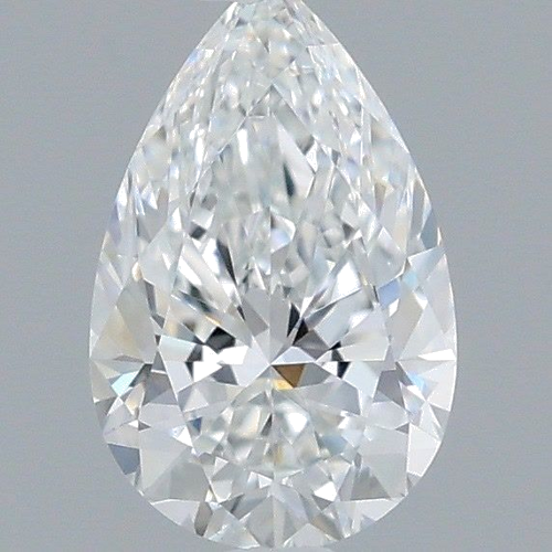 0.7 carat D-VS1 Natūralus Pear Deimantas (1)