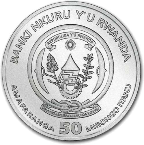 2016 Meerkat, Rwanda, 50 francs, 1 oz silver coin (3)