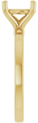 Sužadėtuvių Žiedas „Solitaire“ 14k yellow gold Round 8.2mm (4)