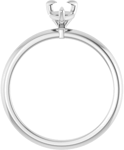 14K X1 White  8x5 mm Pear Solitaire Engagement Ring Mounting (2)