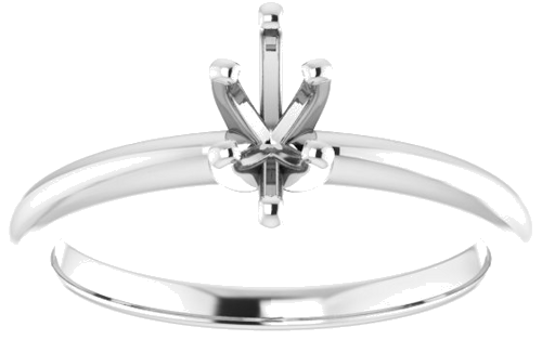 Sužadėtuvių Žiedas „Solitaire“ 585 Baltojo Aukso Marquise 7mm x 3.5mm (3)