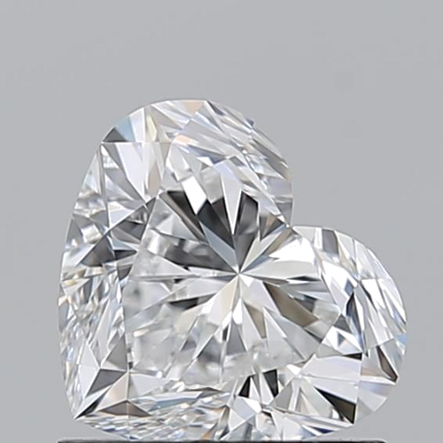 1.01 carat D-VVS2 Natūralus Heart Deimantas (1)