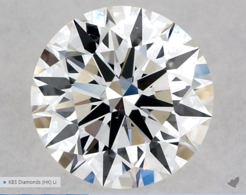 0.56 carat G-VS1 Excellent cut Natūralus Round Deimantas (1)