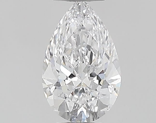 0.37 carat D-SI2 Natūralus Pear Deimantas (1)