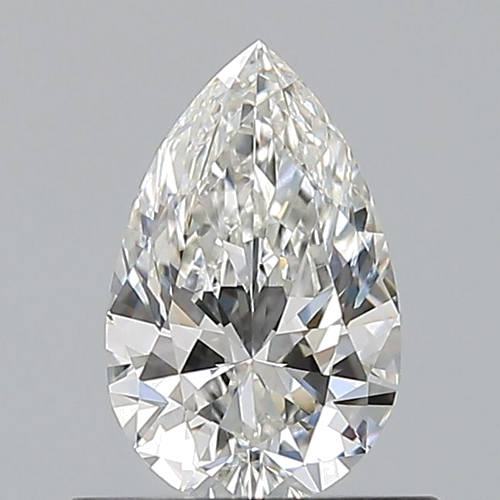0.6 carat G-VVS2 Natūralus Pear Deimantas (1)