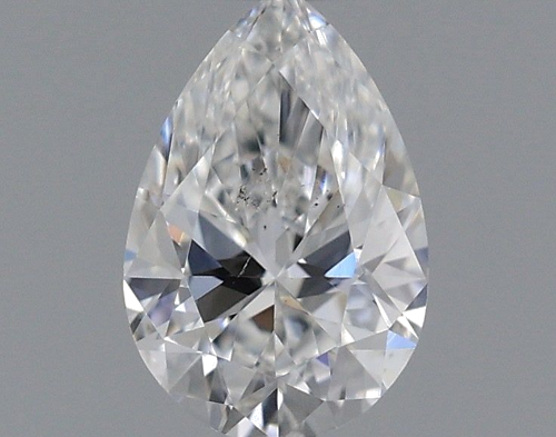 0.3 carat F-SI2 Natūralus Pear Deimantas (1)