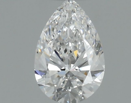 0.3 carat D-VVS2 Natūralus Pear Deimantas (1)