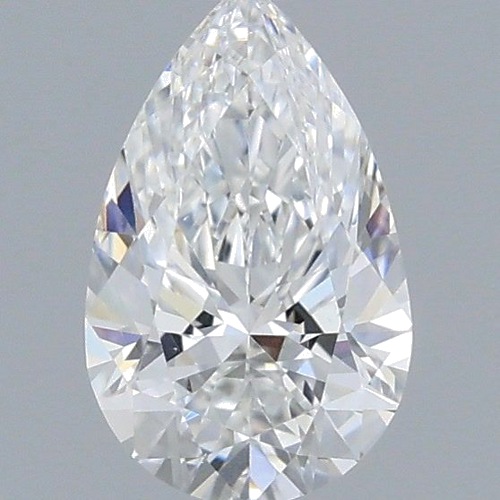 0.44 carat E-VS2 Natūralus Pear Deimantas (1)