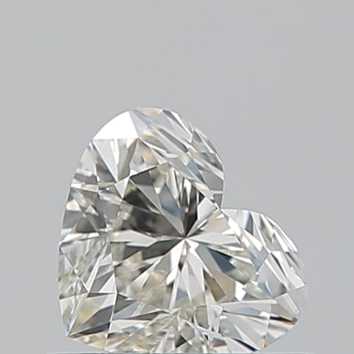 0.55 carat K-VVS1 Natūralus Heart Deimantas (1)