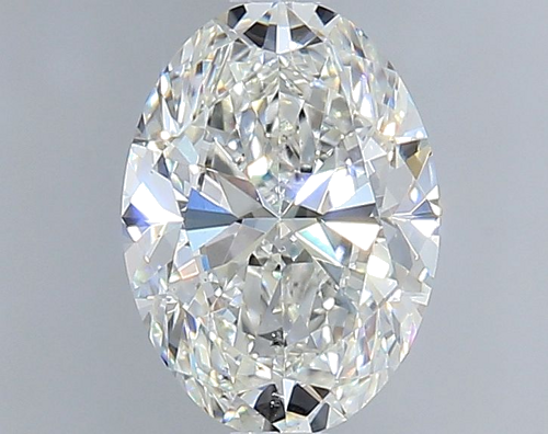 1.0 carat G-SI1 Natūralus Oval Deimantas (1)