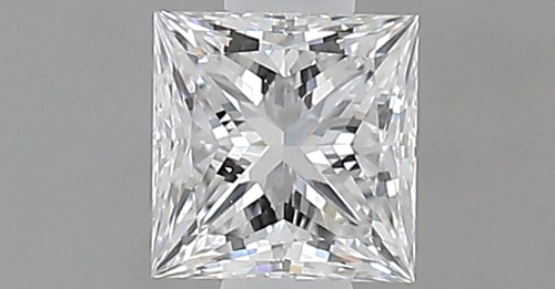 0.36 carat D-VVS2 Natūralus Princess Deimantas (1)