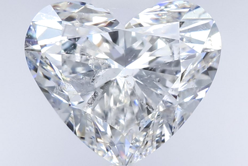 2.01 carat E-SI2 Natūralus Heart Deimantas (1)