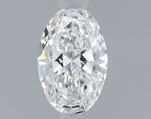 0.32 carat D-SI1 Natūralus Oval Deimantas (1)