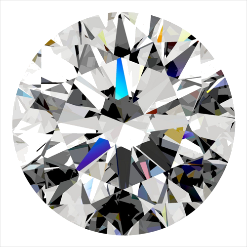 0.38 carat D-FL Excellent cut Natūralus Round Deimantas (1)