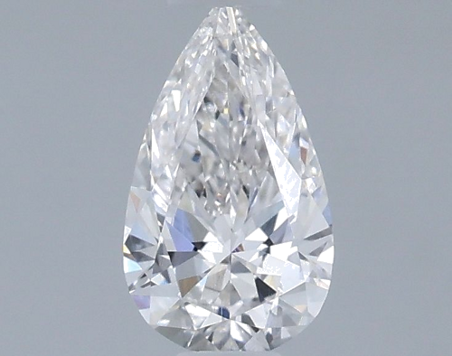 0.5 carat F-SI1 Natūralus Pear Deimantas (1)