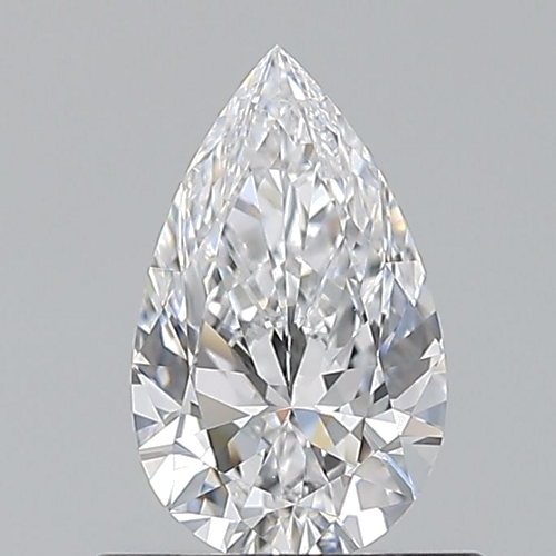 0.6 carat D-VS1 Natūralus Pear Deimantas (1)